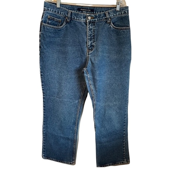 Bill Blass Vintage High Rise Perfect Fit Plus Size Denim Jeans - Picture 1 of 7